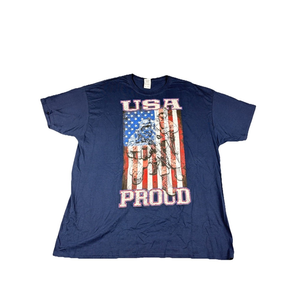 USA Proud T-Shirt‎ SizeXXL Navy